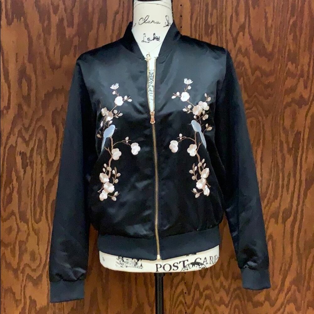 Forever 21 Embroidered Jacket